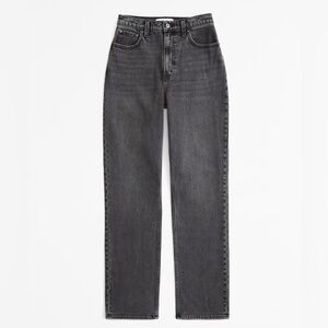 Abercrombie 90s Straight Ultra High Rise Curve Love